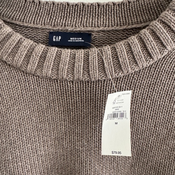 NWT Gap 100% Cotton Oversized Sweater - Picture 5 of 7